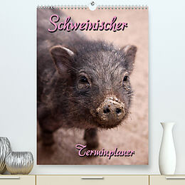 Kalender Schweinischer Terminplaner (Premium, hochwertiger DIN A2 Wandkalender 2022, Kunstdruck in Hochglanz) von Martina Berg
