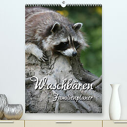 Kalender Waschbären Familienplaner (Premium, hochwertiger DIN A2 Wandkalender 2022, Kunstdruck in Hochglanz) von Martina Berg