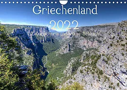 Kalender Griechenland 2022 - Zagorochoria und Vikos-Schlucht (Wandkalender 2022 DIN A4 quer) von Alexander Bob