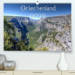 Kalender Griechenland 2022 - Zagorochoria und Vikos-Schlucht (Premium, hochwertiger DIN A2 Wandkalender 2022, Kunstdruck in Hochglanz) von Alexander Bob