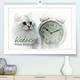 Kalender Katzen  Treue Begleiter (CH - Version) (Premium, hochwertiger DIN A2 Wandkalender 2022, Kunstdruck in Hochglanz) von Melanie Viola