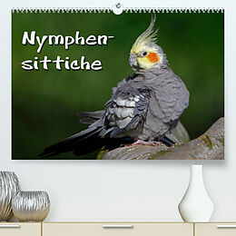Kalender Nymphensittiche (Premium, hochwertiger DIN A2 Wandkalender 2022, Kunstdruck in Hochglanz) von Martina Berg