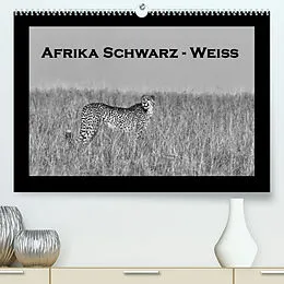Kalender Afrika Schwarz - Weiss (Premium, hochwertiger DIN A2 Wandkalender 2022, Kunstdruck in Hochglanz) von Angelika Stern