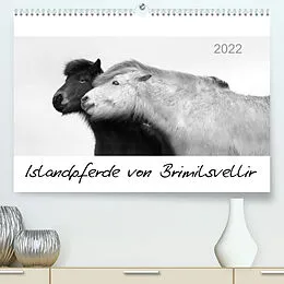 Kalender Islandpferde von Brimilsvellir (Premium, hochwertiger DIN A2 Wandkalender 2022, Kunstdruck in Hochglanz) von Jutta Albert