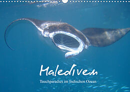 Kalender Malediven - Tauchparadies im Indischen Ozean (Wandkalender 2022 DIN A3 quer) von Juergen Schonnop