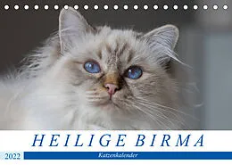 Kalender Heilige Birma Katzenkalender (Tischkalender 2022 DIN A5 quer) von Michaela Münch