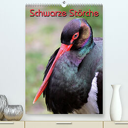 Kalender Schwarze Störche (Premium, hochwertiger DIN A2 Wandkalender 2022, Kunstdruck in Hochglanz) von Martina Berg