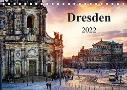 Kalender Dresden 2022 / Geburtstagskalender (Tischkalender 2022 DIN A5 quer) von Dirk Meutzner
