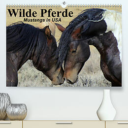 Kalender Wilde Pferde  Mustangs in USA (Premium, hochwertiger DIN A2 Wandkalender 2022, Kunstdruck in Hochglanz) von Elisabeth Stanzer