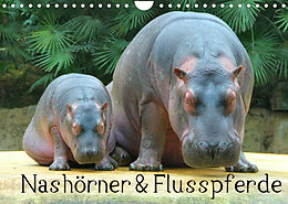 Kalender Nashörner &amp; Flusspferde (Wandkalender 2022 DIN A4 quer) von Elisabeth Stanzer