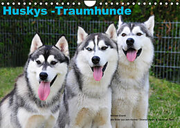Kalender Huskys - Traumhunde (Wandkalender 2022 DIN A4 quer) von Michael Ebardt