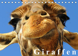 Kalender Giraffen / Geburtstagskalender (Tischkalender 2022 DIN A5 quer) von Elisabeth Stanzer