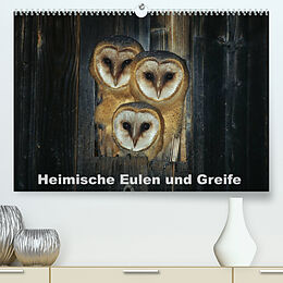 Kalender Heimische Eulen und Greife (Premium, hochwertiger DIN A2 Wandkalender 2022, Kunstdruck in Hochglanz) von Günter Bachmeier