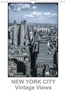 Kalender NEW YORK CITY - Vintage Views (Wandkalender 2022 DIN A4 hoch) von Michael Schulz-Dostal