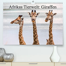 Kalender Afrikas Tierwelt: Giraffen (Premium, hochwertiger DIN A2 Wandkalender 2022, Kunstdruck in Hochglanz) von Michael Voß