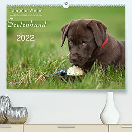 Kalender Labrador Welpe  Seelenhund (Premium, hochwertiger DIN A2 Wandkalender 2022, Kunstdruck in Hochglanz) von Petra Schiller