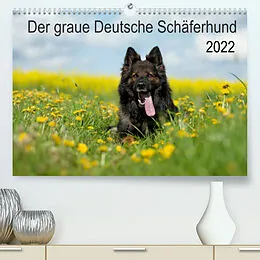 Kalender Der graue Deutsche Schäferhund (Premium, hochwertiger DIN A2 Wandkalender 2022, Kunstdruck in Hochglanz) von Petra Schiller