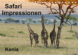 Kalender Safari Impressionen / Kenia (Tischkalender 2022 DIN A5 quer) von Susan Michel / CH