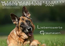 Kalender Deutsche Schäferhunde - Liebenswerte Graunasen (Tischkalender 2022 DIN A5 quer) von Petra Schiller