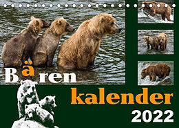 Kalender Bärenkalender (Tischkalender 2022 DIN A5 quer) von Max Steinwald