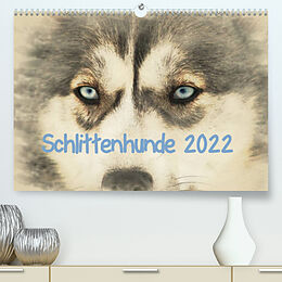Kalender Schlittenhunde 2022 (Premium, hochwertiger DIN A2 Wandkalender 2022, Kunstdruck in Hochglanz) von Andrea Redecker