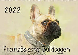 Kalender Französische Bulldoggen 2022 (Wandkalender 2022 DIN A2 quer) von Andrea Redecker