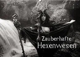 Kalender Zauberhafte Hexenwesen (Wandkalender 2022 DIN A2 quer) von Johann Frank