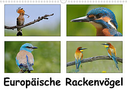 Kalender Europäische Rackenvögel (Wandkalender 2022 DIN A3 quer) von Gerald Wolf