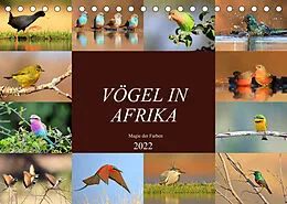 Kalender Vögel in Afrika - Magie der Farben (Tischkalender 2022 DIN A5 quer) von Michael Herzog