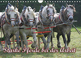 Kalender Starke Pferde bei der Arbeit (Wandkalender 2022 DIN A4 quer) von Antje Lindert-Rottke