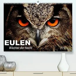 Kalender Eulen. Wächter der Nacht (Premium, hochwertiger DIN A2 Wandkalender 2022, Kunstdruck in Hochglanz) von Elisabeth Stanzer