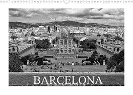 Kalender Barcelona Photografien in Schwarz / Weiß (Wandkalender 2022 DIN A3 quer) von Dirk Meutzner