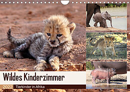 Kalender Wildes Kinderzimmer - Tierkinder in Afrika (Wandkalender 2022 DIN A4 quer) von Michael Herzog