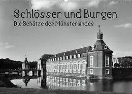 Kalender Schlösser und Burgen. Die Schätze des Münsterlandes (Wandkalender 2022 DIN A2 quer) von Paul Michalzik