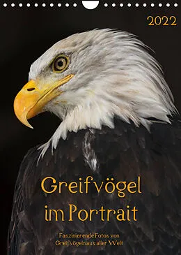 Kalender Greifvögel im PortraitAT-Version (Wandkalender 2022 DIN A4 hoch) von Guido Tipka (GUTI-Fotos)