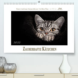 Kalender Zauberhafte Kätzchen (Premium, hochwertiger DIN A2 Wandkalender 2022, Kunstdruck in Hochglanz) von Martina Wrede