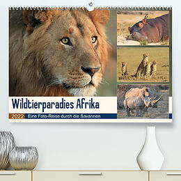 Kalender Wildtierparadies Afrika - Eine Foto-Reise durch die Savannen (Premium, hochwertiger DIN A2 Wandkalender 2022, Kunstdruck in Hochglanz) von Michael Herzog