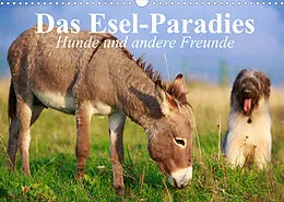 Kalender Das Esel-Paradies - Hunde und andere Feunde (Wandkalender 2022 DIN A3 quer) von Elisabeth Stanzer
