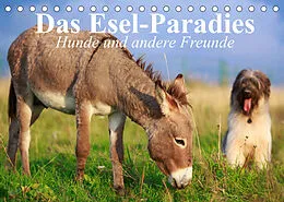 Kalender Das Esel-Paradies - Hunde und andere Feunde (Tischkalender 2022 DIN A5 quer) von Elisabeth Stanzer