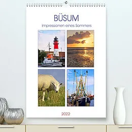Kalender Büsum - Impressionen eines Sommers (Premium, hochwertiger DIN A2 Wandkalender 2022, Kunstdruck in Hochglanz) von Angela Dölling, AD DESIGN Photo + PhotoArt