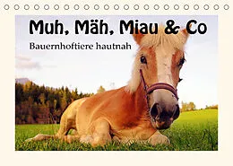 Kalender Muh, Mäh, Miau & Co (Tischkalender 2022 DIN A5 quer) von Leon