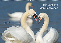 Kalender Ein Jahr mit den SchwänenCH-Version (Wandkalender 2022 DIN A2 quer) von Roland T. Frank