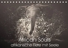Kalender African Souls - afrikanische Tiere mit Seele (Tischkalender 2022 DIN A5 quer) von Manuela Kulpa