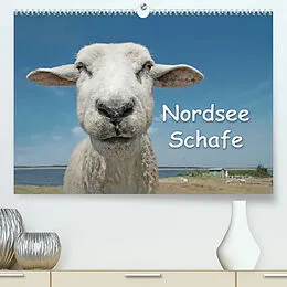 Kalender Nordsee Schafe (Premium, hochwertiger DIN A2 Wandkalender 2022, Kunstdruck in Hochglanz) von Andrea Wilken