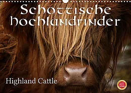 Kalender Schottische Hochlandrinder - Highland CattleAT-Version (Wandkalender 2022 DIN A3 quer) von Martina Cross