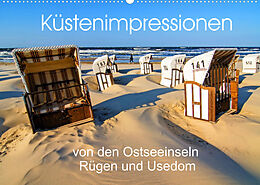 Kalender Küstenimpressionen von den Ostseeinseln Rügen und Usedom (Wandkalender 2022 DIN A2 quer) von Sascha Ferrari