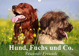 Kalender Hund, Fuchs und Co. Reizende Freunde (Wandkalender 2022 DIN A3 quer) von Elisabeth Stanzer