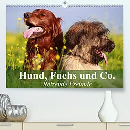Kalender Hund, Fuchs und Co. Reizende Freunde (Premium, hochwertiger DIN A2 Wandkalender 2022, Kunstdruck in Hochglanz) von Elisabeth Stanzer