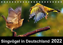 Kalender Singvögel in Deutschland (Tischkalender 2022 DIN A5 quer) von Lutz Klapp