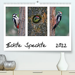 Kalender Echte Spechte (Premium, hochwertiger DIN A2 Wandkalender 2022, Kunstdruck in Hochglanz) von Gerald Wolf